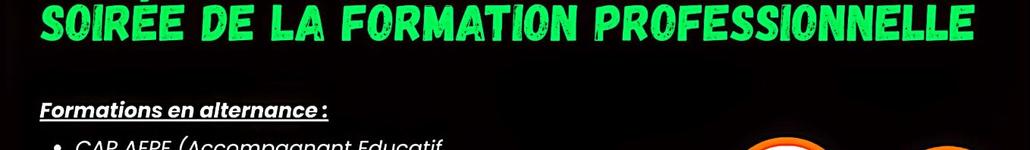 Soiree de la formation professionnelle